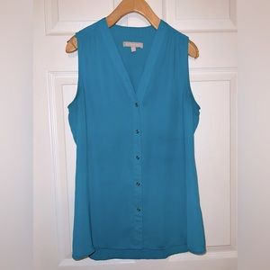 Banana Republic button down sleeveless blouse